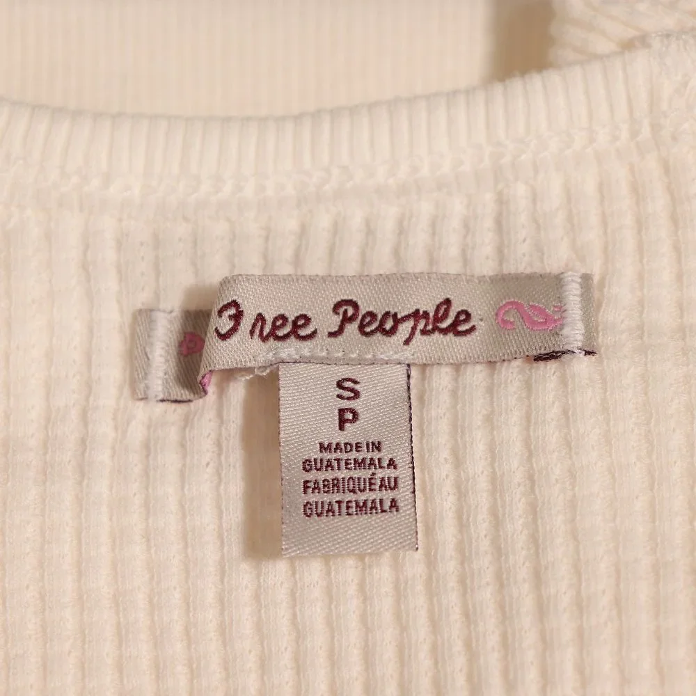NWT Free People X Revolve Santa Clara Thermal in Alabaster - Picture 11 of 16